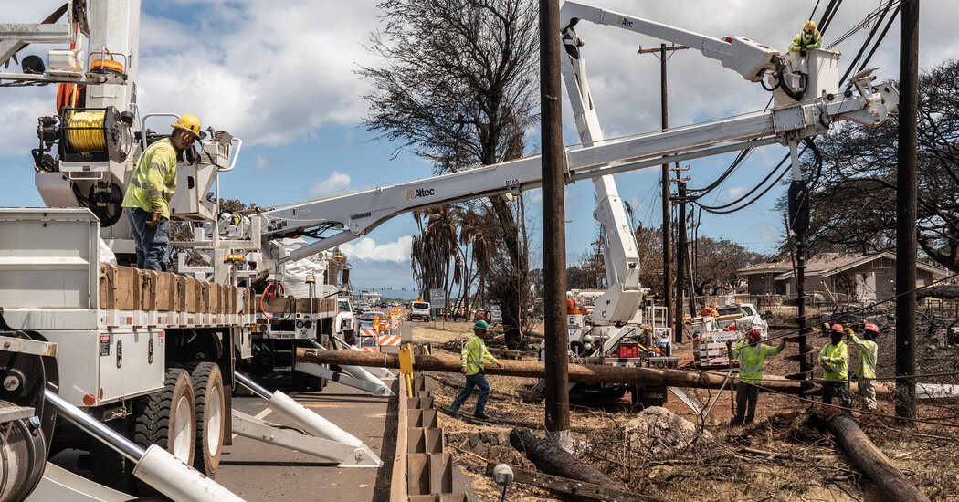 Why is Hawaii checking Hawaii electricity in Maui fire